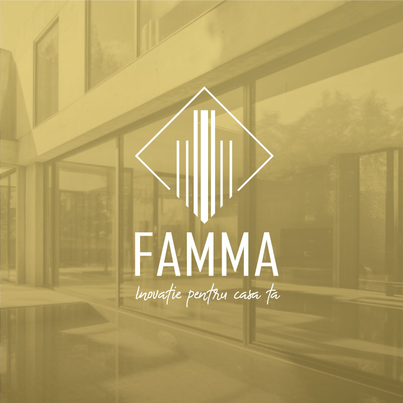 Identitatea FAMMA și arhitectură cu ferestre panoramice